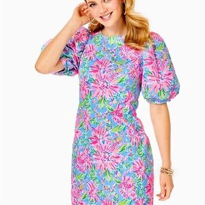 Floral women’s Dress in Pink and Blue. Lilly Pulitzer. NWT Size 16
